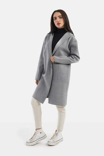 Wool Plain Coat - Carina - ÙƒØ§Ø±ÙŠÙ†Ø§