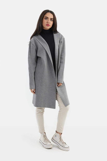 Wool Plain Coat - Carina - ÙƒØ§Ø±ÙŠÙ†Ø§