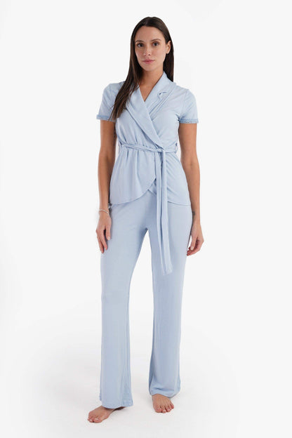 Wrapped Plain Pyjama Set - Carina - ÙƒØ§Ø±ÙŠÙ†Ø§