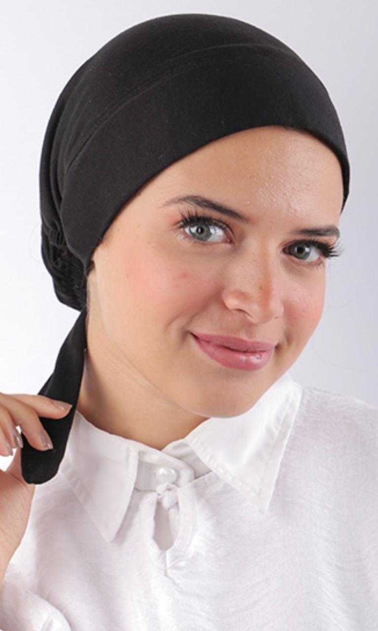 Cotton Plain Bandana – Black