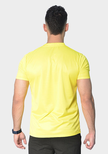 Dry Fit Mesh Sports T-Shirt – Yellow