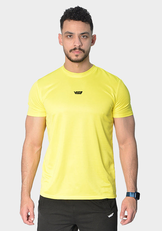Dry Fit Mesh Sports T-Shirt – Yellow