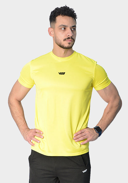 Dry Fit Mesh Sports T-Shirt – Yellow