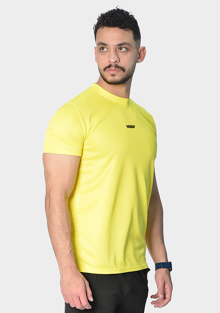 Dry Fit Mesh Sports T-Shirt – Yellow