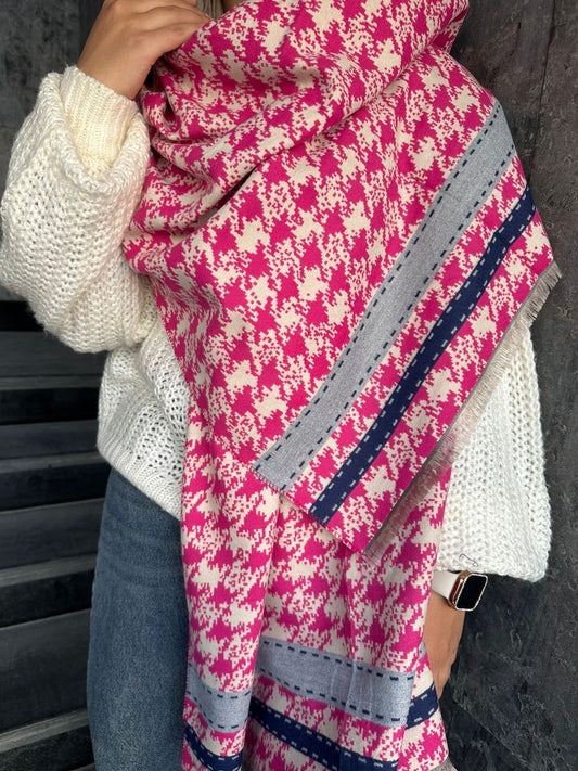 Colorful Winter Shawl Scarf