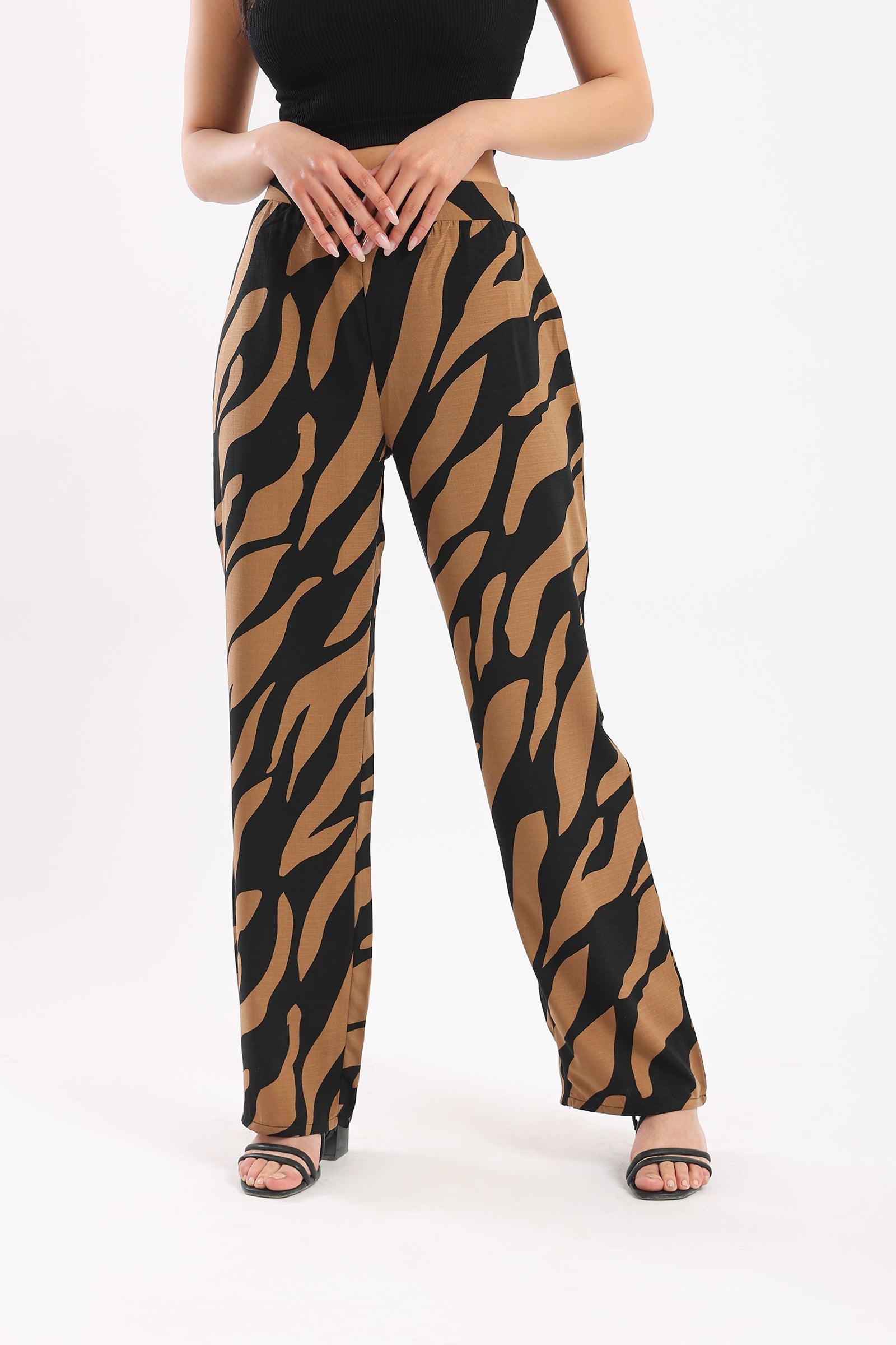 Zebra Print Pants - Clue-wear