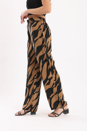 Zebra Print Pants - Clue-wear