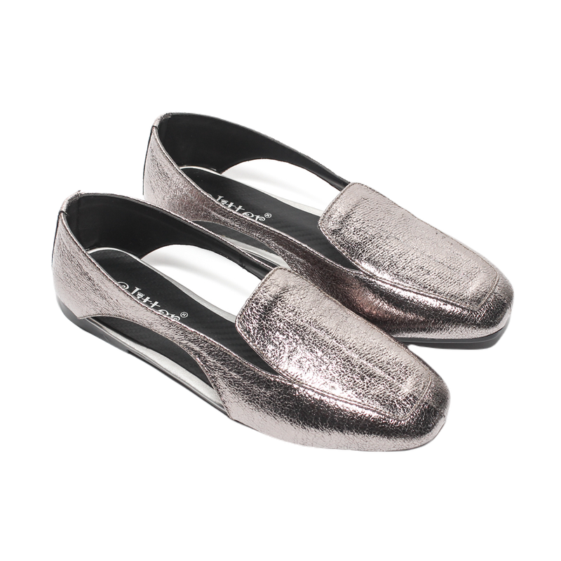 Glitter Classic Ballerina with Open Sides