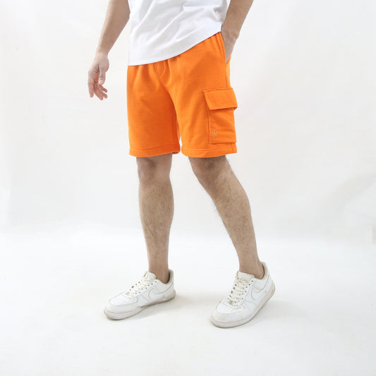 Melton Cargo Shorts Orange