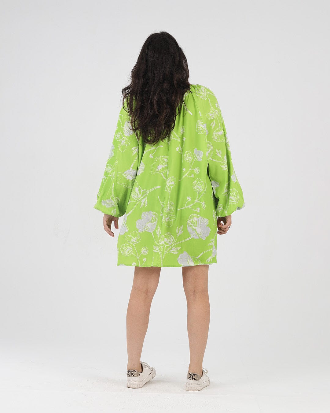 Lime - Floral Dress